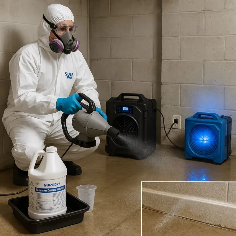 Sanitization and Odor Removal process in Davenport, IA