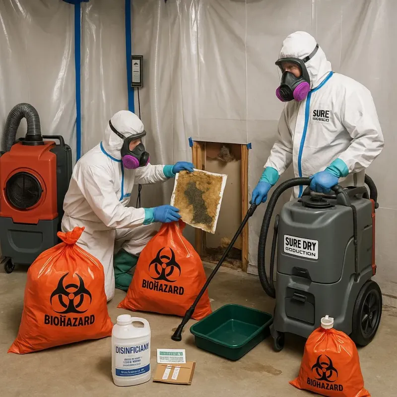 Contaminated Water Handling Protocols process in Davenport, IA