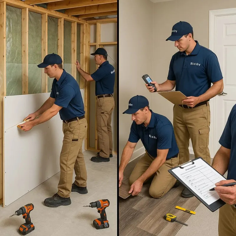 Repairs and Reconstruction process in Davenport, IA