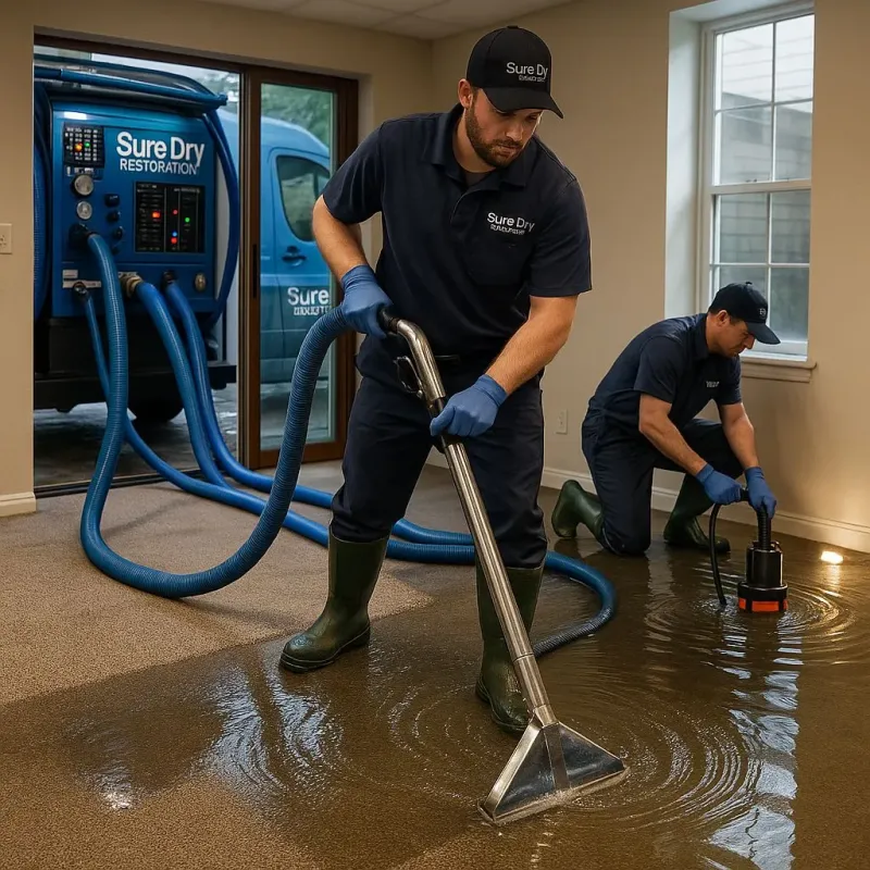Water Extraction and Removal process in Davenport, IA
